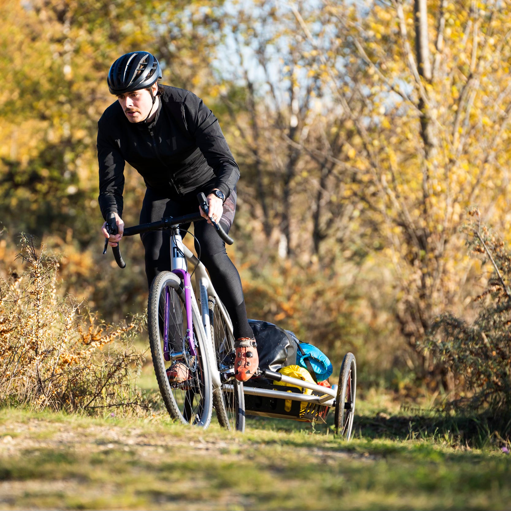 Sportlich unterwegs mit veolo lastenanhaenger