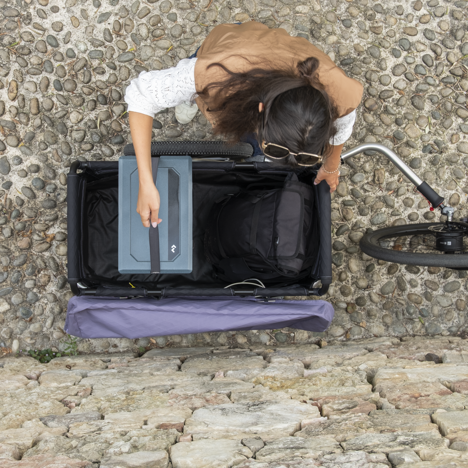 veolo Box 2.0 wetterfeste Transportbox für den Trailer 2.0