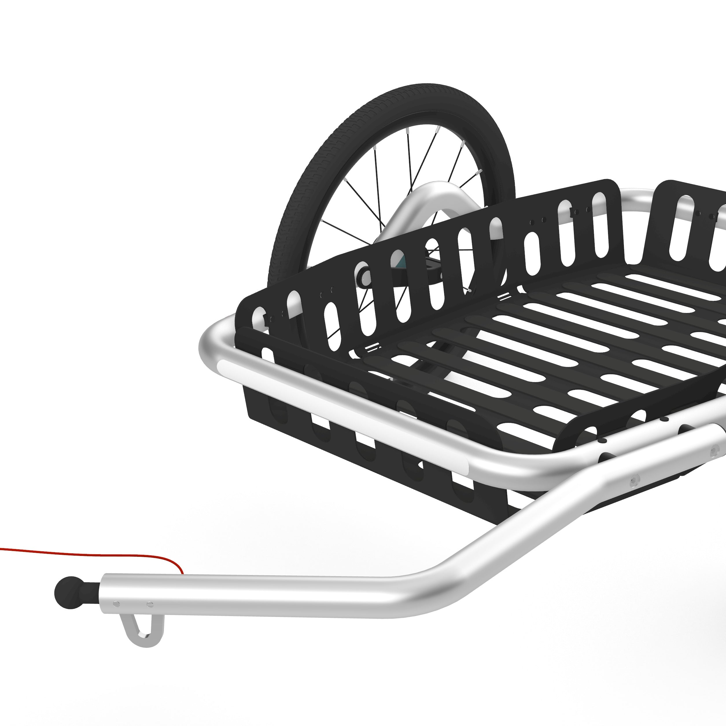 VEOLO Fahrradanhänger mit Kompakt-Deichsel