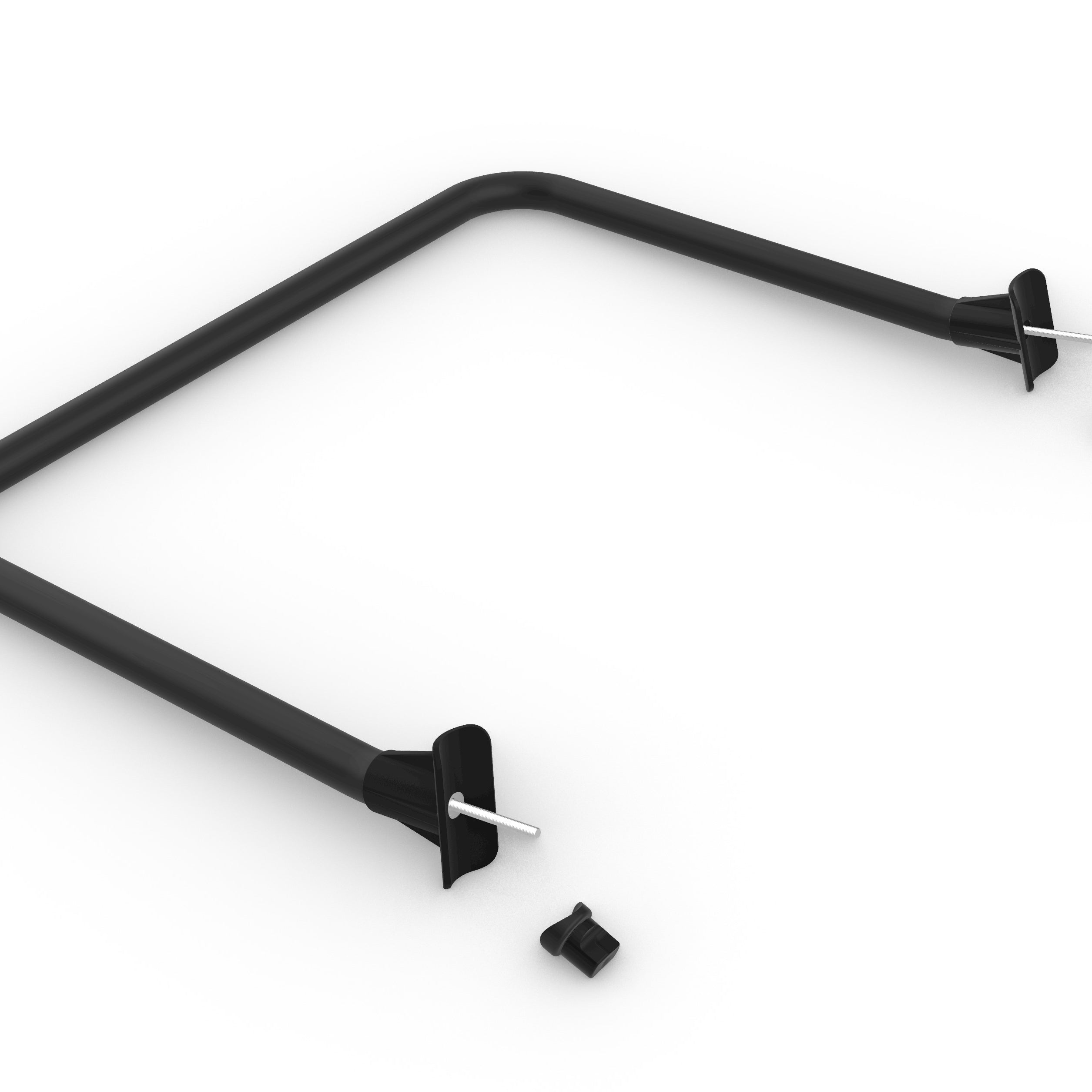 Packbügel für sperriges Fahrradanhänger-Gepäck