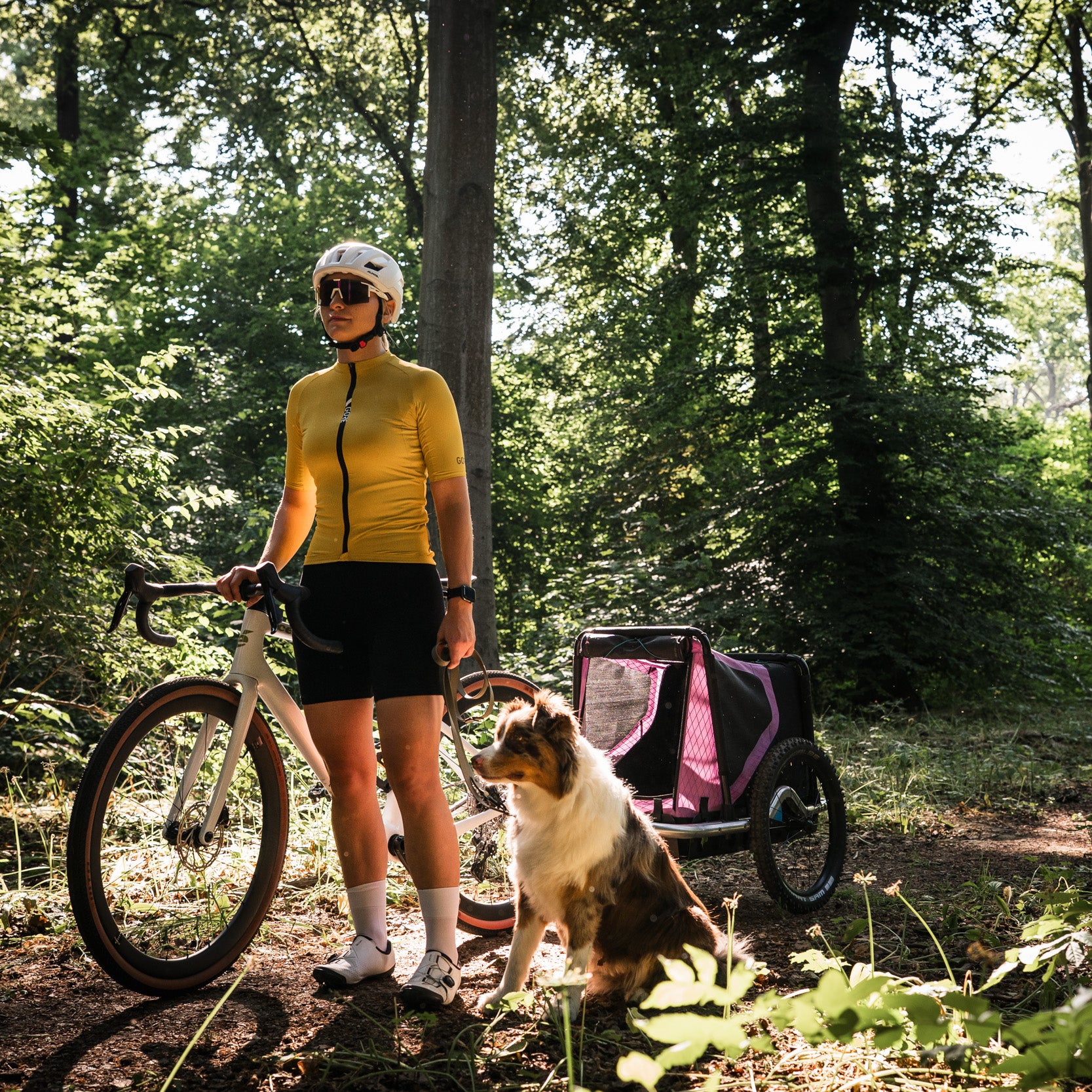 Mit und und Hänger unterwegs