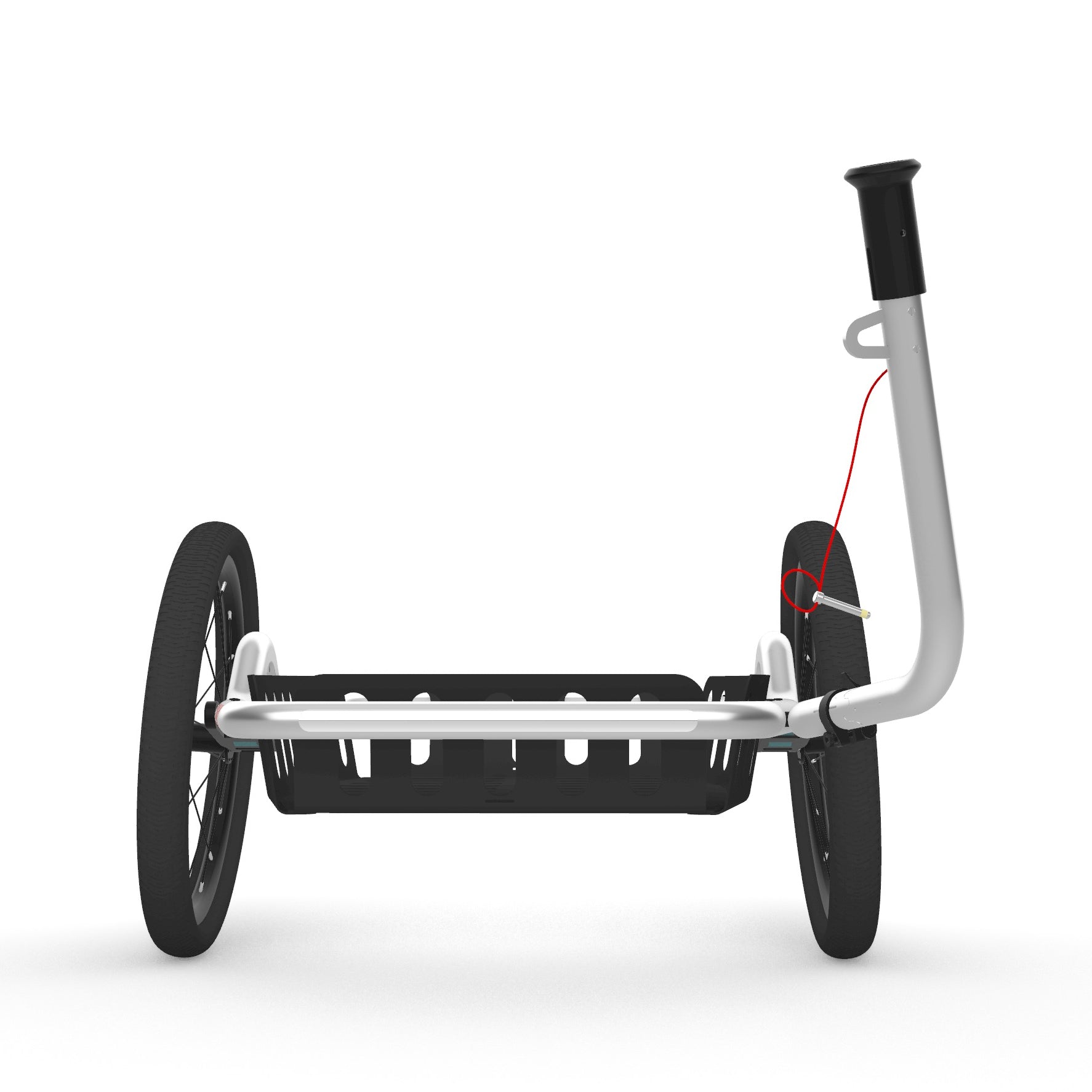 Drehdeichsel zum Handbetrieb Lastenanhaenger