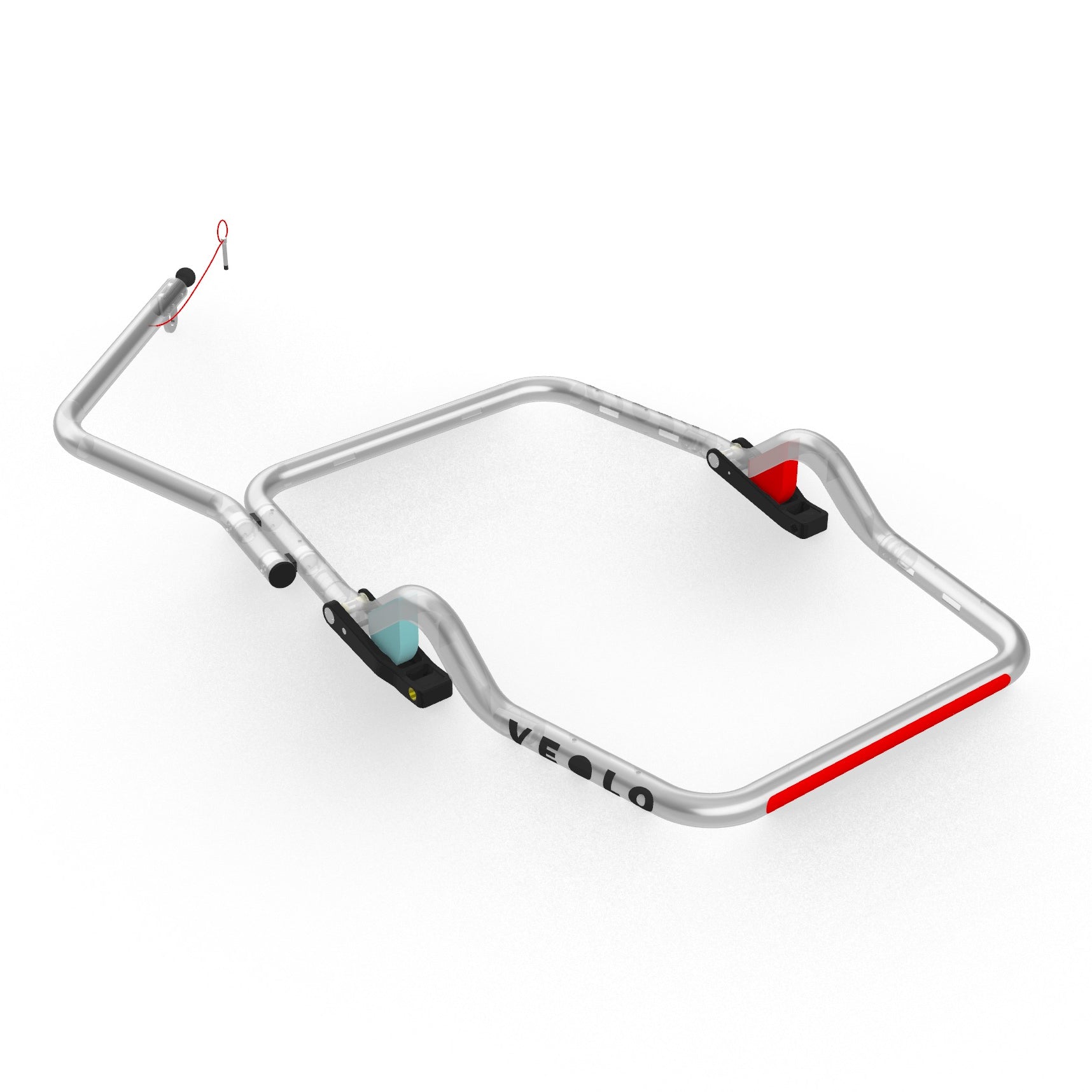 veolo lastenanhänger rahmen Aluminium