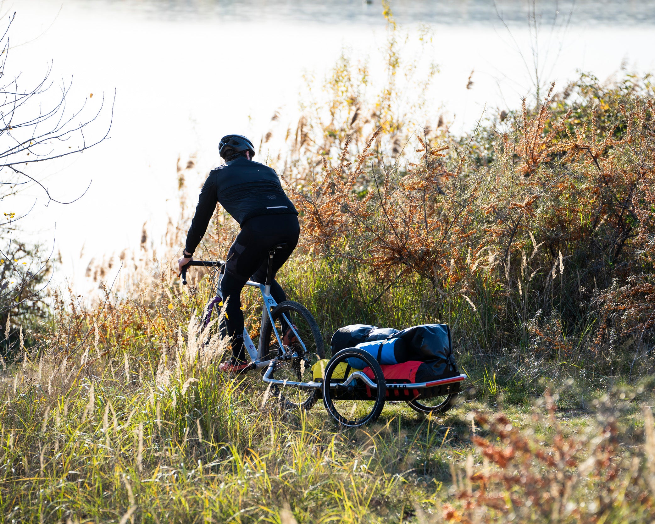 veolo micro adventure fahrradanhaenger