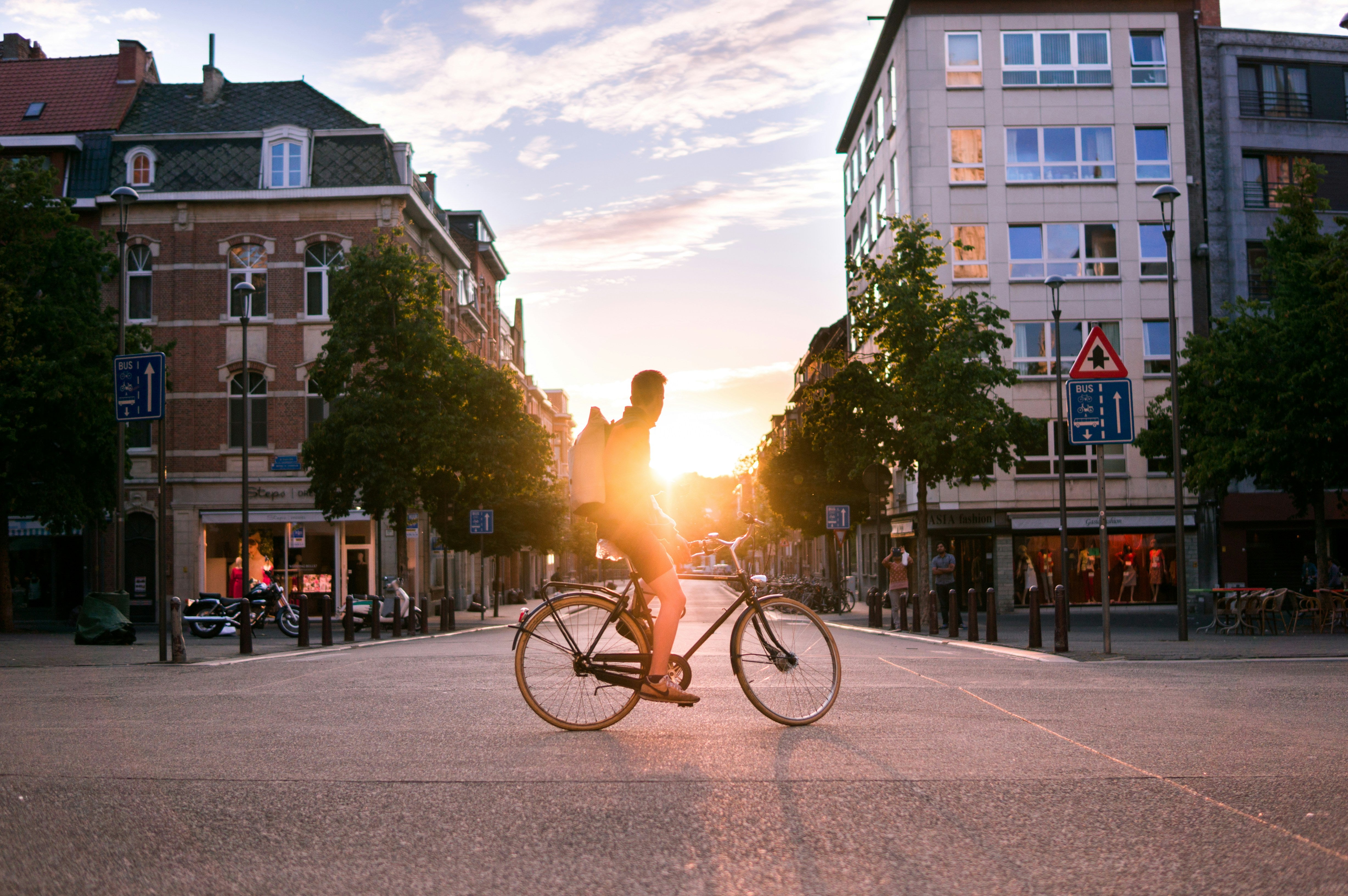 Sicheres Radfahren in der Stadt