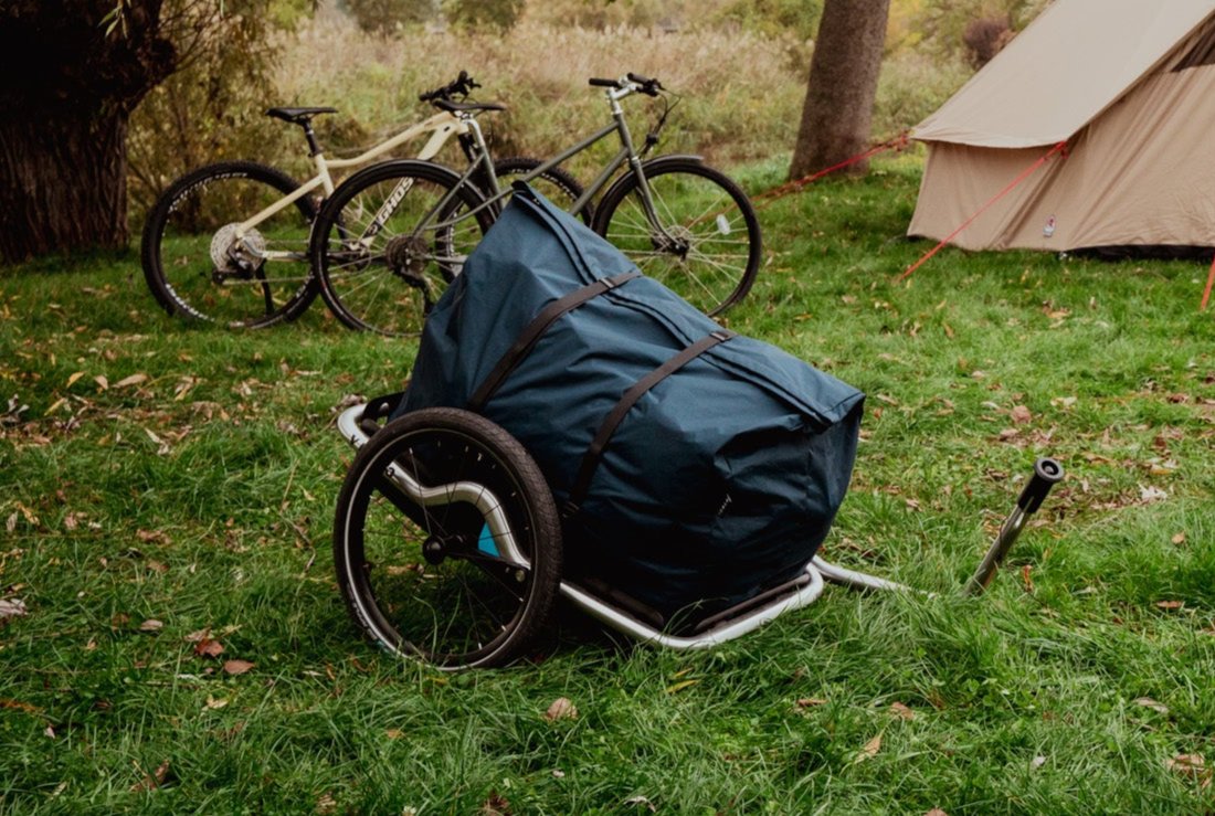 2024 Veolo Fahrradanhaenger Campingplatz