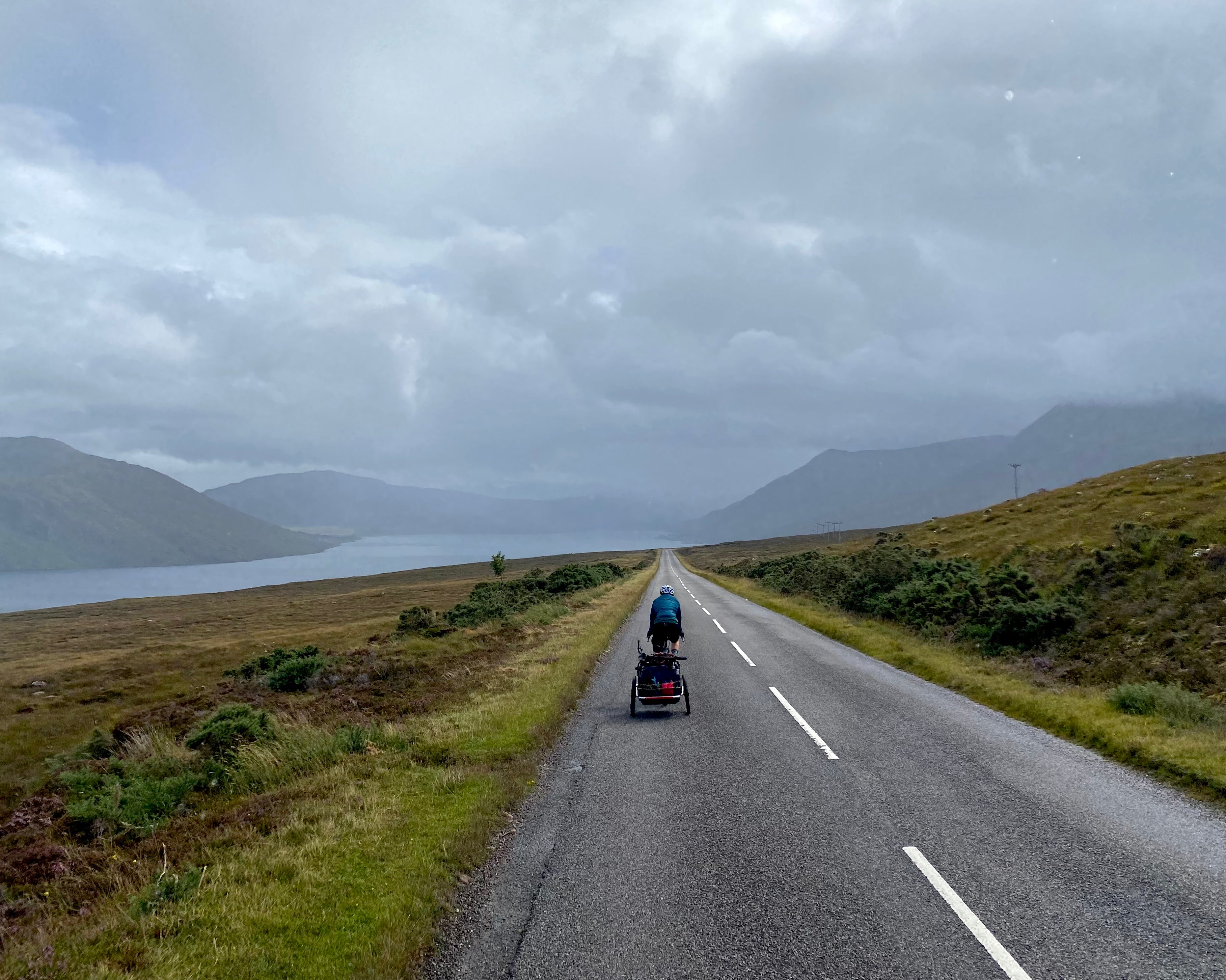 Radreise mit veolo Fahrradanhänger in Schottland