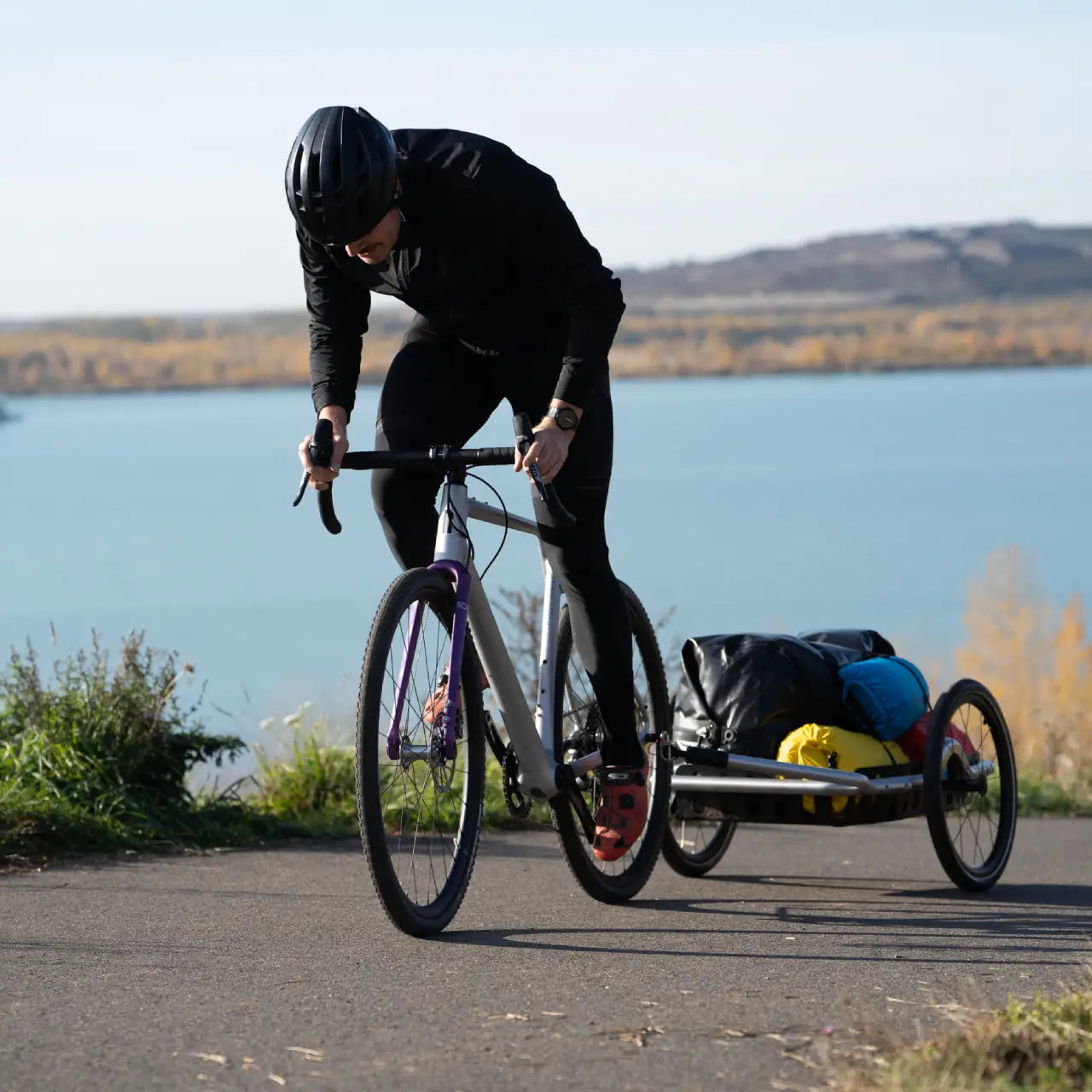 Bicycle trailers for travel adventure Areas of application VEOLO