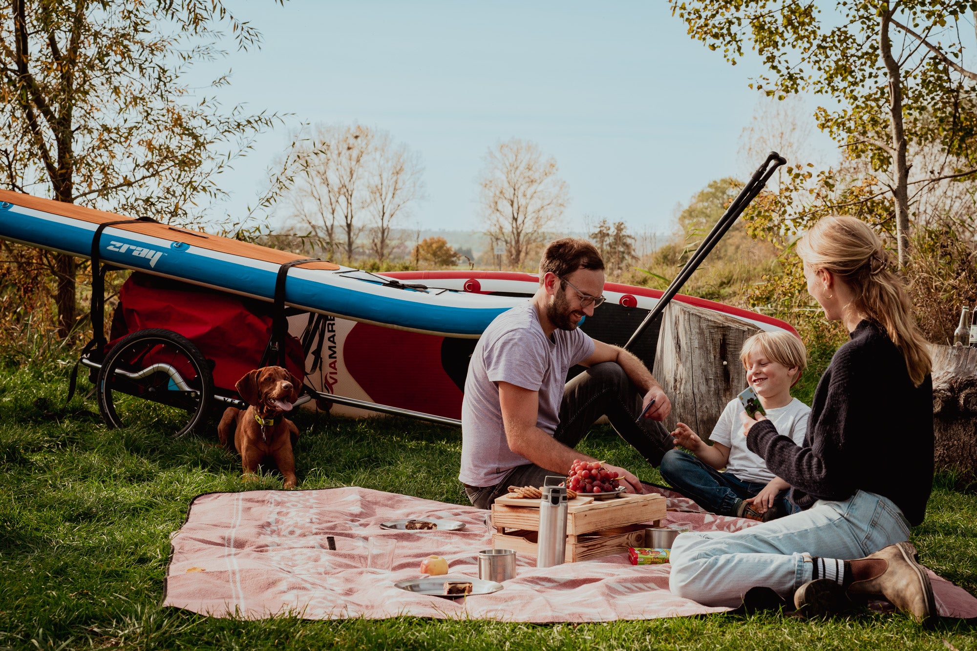 veolo Lastenanhänger Picknick
