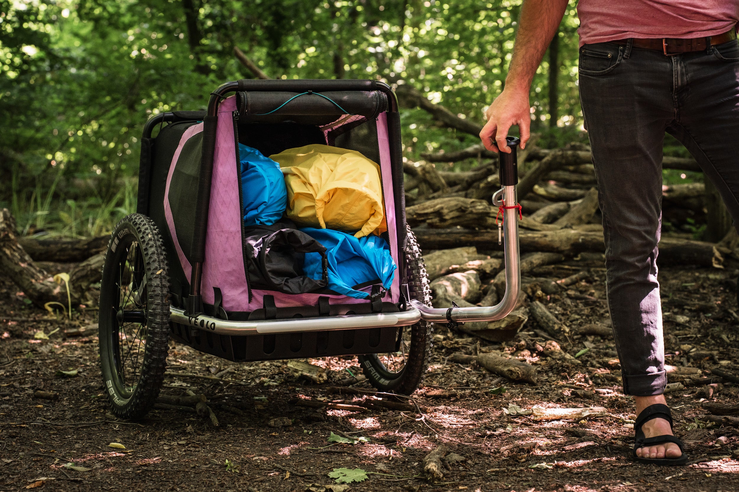 Hundeanhänger mit Nutzung als Lastenanhänger