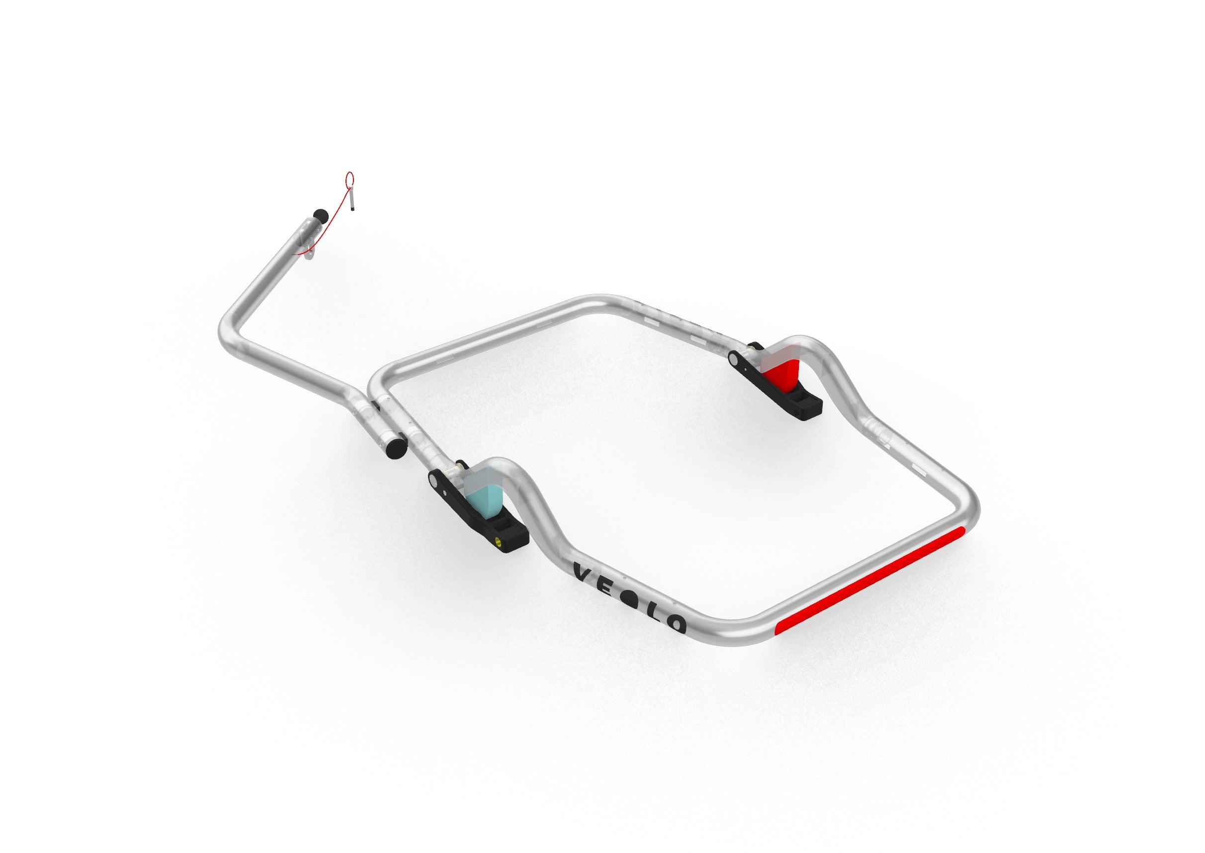 veolo lastenanhänger rahmen Aluminium